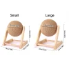 Cat Scratching Ball Toy Kitten Sisal Rope Ball Board Grinding Paws Toys Cats Scratcher Wear-resistant Pet Furniture supplies - Image 6