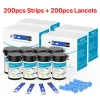 Blood Glucose Meter Glucometer Full Set Glucose Test Strips Medical Diabetes Blood Sugar Monitor bioland G-425-3 Complete Kit - Image 8