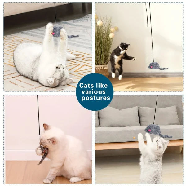 Door Hanging Cat Toy Stress Relieve Living OmDoor Hanging Toy for Living Room Hanging Kitten - Image 2