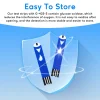 Blood Glucose Meter Glucometer Full Set Glucose Test Strips Medical Diabetes Blood Sugar Monitor bioland G-425-3 Complete Kit - Image 5