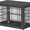 Rustic Heavy Duty Dog Crate Furniture for Extra Large Dogs, Decorative Pet House End Table, Wooden Cage Kennel Furniture Indoor, - Image 9