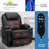 Power Lift Recliner Chair PU Leather with Massage for Elderly Ergonomic Lounge Chair Classic Single Sofa, Christmas Gift - Image 3