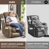 Oversized Power Lift Recliner Chair with Massage and Heat for Elderly,Overstuffed Wide Recliners, Breathable Leather Lift Chairs - Image 2