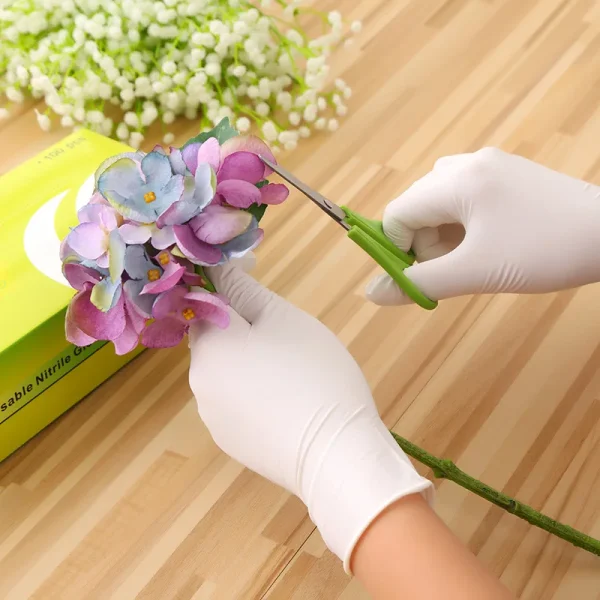 50/100PCS Disposable Nitrile Latex Rubber Gloves Dishwashing/Kitchen/Work//Garden/Household Cleaning Gloves Black/Blue Gloves - Image 29