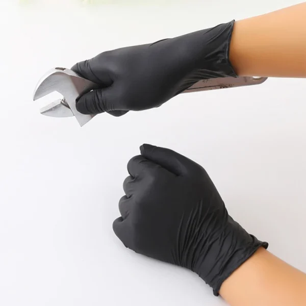 50/100PCS Disposable Nitrile Latex Rubber Gloves Dishwashing/Kitchen/Work//Garden/Household Cleaning Gloves Black/Blue Gloves - Image 17