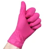 Pink Disposable Nitrile Gloves Powder Free Hand Gloves for Work Kitchen Dishwashing Household Cleaning Nail Art Tattoo Gloves - Image 12
