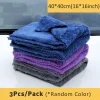3/5/10pcs Car Wash Microfiber Towel Cleaning Drying Car Polishing Cloth Soft Edgeless Car Detailing Waxing Towel 40X40CM 350GSM - Image 12