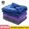 3/5/10pcs Car Wash Microfiber Towel Cleaning Drying Car Polishing Cloth Soft Edgeless Car Detailing Waxing Towel 40X40CM 350GSM - Image 14