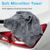 3/5/10pcs Car Wash Microfiber Towel Cleaning Drying Car Polishing Cloth Soft Edgeless Car Detailing Waxing Towel 40X40CM 350GSM - Image 2