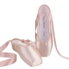 Girls Ballerina Ballet Pointe Shoes Pink Red Women Satin Canvas Ballet Shoes For Dancing - Image 14