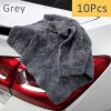 3/5/10pcs Car Wash Microfiber Towel Cleaning Drying Car Polishing Cloth Soft Edgeless Car Detailing Waxing Towel 40X40CM 350GSM - Image 9