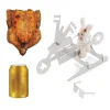 Funny Motorcycle Model Barbecue Chicken Stand Portable Home Oven BBQ Grill Rack Beer Can Chicken Roast Holder Kitchen Tools - Image 17