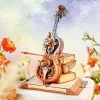 Robotime Rokr 3D Wooden Puzzle Symphony of Gorgeous Dreams Mechanical Music Box Pre-colored Design Gift for Family Kids BuildToy - Image 2