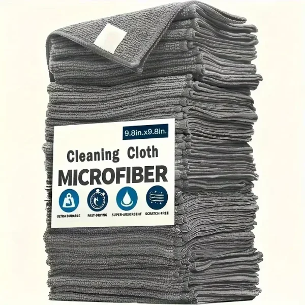 Thicken Microfiber Cleaning Cloths Lint Free Microfiber Cleaning Towel Cloths Reusable Cleaning Towels Absorbent for Car Window - Image 13