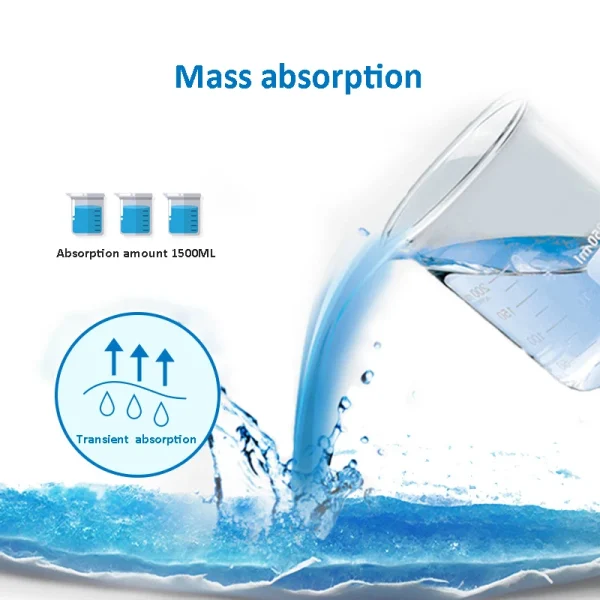 10Pcs Adult Diaper Leak-Proof Diapers Absorption Capacity Diapers Dummy Holder Disposable Adult Diaper XL - Image 2