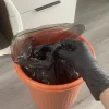 Black Disposable Nitrile Gloves, Household Cleaning Disposable Nitrile Gloves, Hairdressing and Nail Art Tools - Image 5