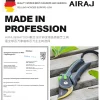AIRAJ Plant Trim Garden Pruning Shears Horticulture Pruner Cut Shrub Garden Scissor Tool Branch Shear Orchard Folding Saw Set - Image 12