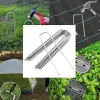 25Pcs/Pack Garden Peg Silver Metal U-Shape Garden Staple Garden Ground Nail Film Fixed Pegs Gardening Fixing Tools Film Peg - Image 5