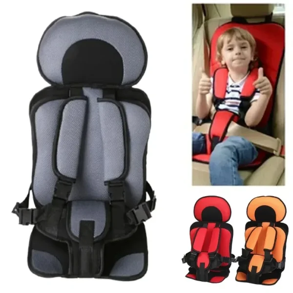 Child Safety Seat Mat for 6 Months To 12 Years Old  Baby Car Seat Cushion Adjustable Stroller Seat Pad Portable Shopping Cart M