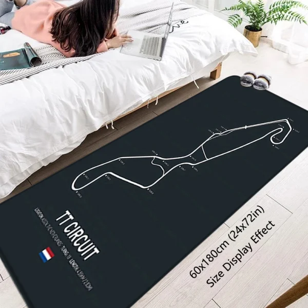 Living Room Carpet F1 Formula One Rugs Foot Carpets Entrance Doormat Kawaii Rug Floor Mats Anti Slip Home Kitchen Hallway Decor - Image 10
