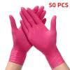 Pink Disposable Nitrile Gloves Powder Free Hand Gloves for Work Kitchen Dishwashing Household Cleaning Nail Art Tattoo Gloves - Image 7