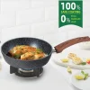 Induction Cookware Sets - 12 Piece Cooking Pan Set, Granite Nonstick Pots and Pans Set - Image 5