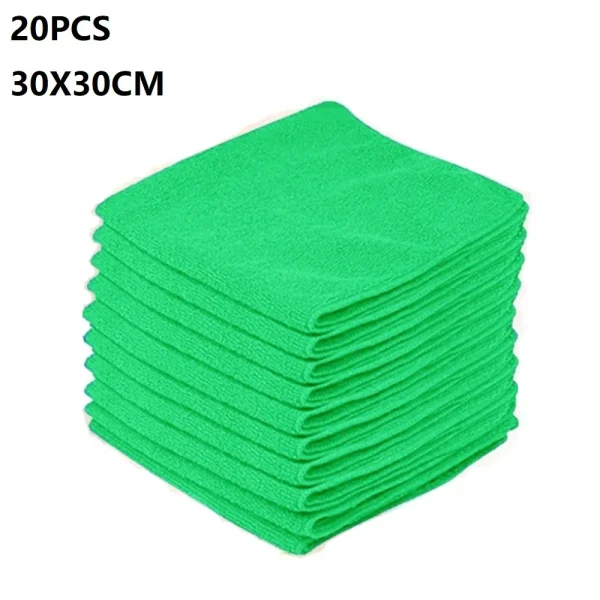 Microfiber Cleaning Cloths Car Wash Drying Towels Household Cleaning Cloths Auto Detailing Polishing Cloth Home Clean Tools - Image 7