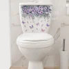 Green Plant Leaves Wall Sticker Bathroom Toilet Sticker WC Self Adhesive Mural Beautify Flower Home Decoration Decals bathroom - Image 2