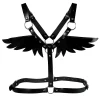 Fullyoung Sexy Lingerie Leather Harness Angel Wing Gothic Vitality Harajuku Waist Belt Garter Waistband Harness Punk Rave Garter - Image 39