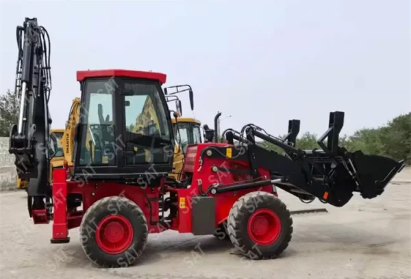 Farm 4wd loader backhoe mower 4x4 lawnmower single plough use tractor trenching machine agricultural agricolas mexico from China - Image 15