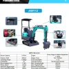 Customized Small Excavators from 1 to 2 Tons with Kubota Engines Optional Box Mower Attachments - Image 9