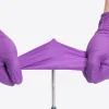 20/50PCS Disposable Nitrile Gloves Purple Powder-Free Rubber Hand Work Gloves for Mechanic Kitchen Beauty Household Cleaning - Image 3