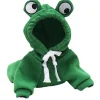1PC Cute Frog Pet Sweater for Small and Medium Dogs - Green Dog Hoodie with Fun Design - Keep Your Pup Cozy and Stylish - Image 5