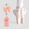 Girls Ballerina Ballet Pointe Shoes Pink Red Women Satin Canvas Ballet Shoes For Dancing - Image 8