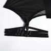 Spicy Girl's 3-Piece Halter Mesh Lingerie Set Sexy Garter Brief Kit Eco-Friendly Packing - Image 23