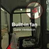 USA Stock 15HP Mini Excavator 1 Ton Crawler Excavator with Enclosed Cab Samll Digger Door to Door Delivery - Image 5