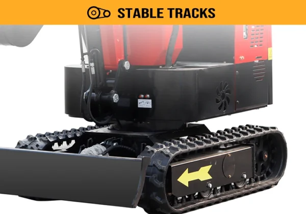 USA STOCK 1 Ton Mini Excavator Agricultural Hydraulic Small Excavators 1000 kg with Crawler Digger Door to Door Delivery - Image 12
