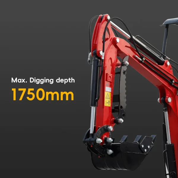 USA STOCK 1 Ton Mini Excavator Agricultural Hydraulic Small Excavators 1000 kg with Crawler Digger Door to Door Delivery - Image 3