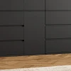 5 Drawer Dresser, Dresser Modern Dresser for TV Stand, Double Dresser Wide Storage Chests of Drawer with Door, Deep Drawers - Image 8