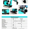 Customized Small Excavators from 1 to 2 Tons with Kubota Engines Optional Box Mower Attachments - Image 8