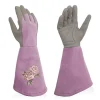 Long Rose Pruning Garden Gloves Anti-scratch Faux Leather Protective Gloves Fruit picking Shrub Pruning Trimming Hand Protector - Image 5