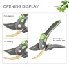 AIRAJ Plant Trim Garden Pruning Shears Horticulture Pruner Cut Shrub Garden Scissor Tool Branch Shear Orchard Folding Saw Set - Image 3