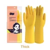 1 Pair Thick Rubber Gloves Plastic Latex Wear-Resistant Dishwashing Household Labor Protection Glove Car Wash Waterproof Kitchen - Image 6