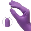20/50PCS Disposable Nitrile Gloves Purple Powder-Free Rubber Hand Work Gloves for Mechanic Kitchen Beauty Household Cleaning - Image 2