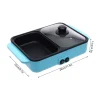 Multifunctional Electric Baking Tray, Hot Pot, Frying Pan & BBQ Grill korean bbq - Image 2