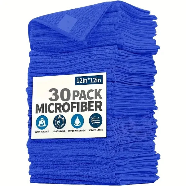 Microfiber Cleaning Cloths Lint Free Microfiber Cleaning Towel Cloths Reusable Cleaning Towels Super Absorbent for Car Window - Image 8