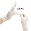Black Disposable Nitrile Gloves, Household Cleaning Disposable Nitrile Gloves, Hairdressing and Nail Art Tools - Image 9