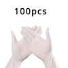 100/50/20PCS White Nitrile Gloves Disposable Waterproof Nitrile Gloves Hair Care Tattoos Household Dishwashing Cleaning Tools - Image 9