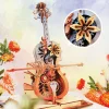 Robotime Rokr 3D Wooden Puzzle Symphony of Gorgeous Dreams Mechanical Music Box Pre-colored Design Gift for Family Kids BuildToy - Image 4
