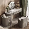 Best Selling Modern Dressing Table with Drawers Bedroom Furniture Solid Wood Dresser Table - Image 5